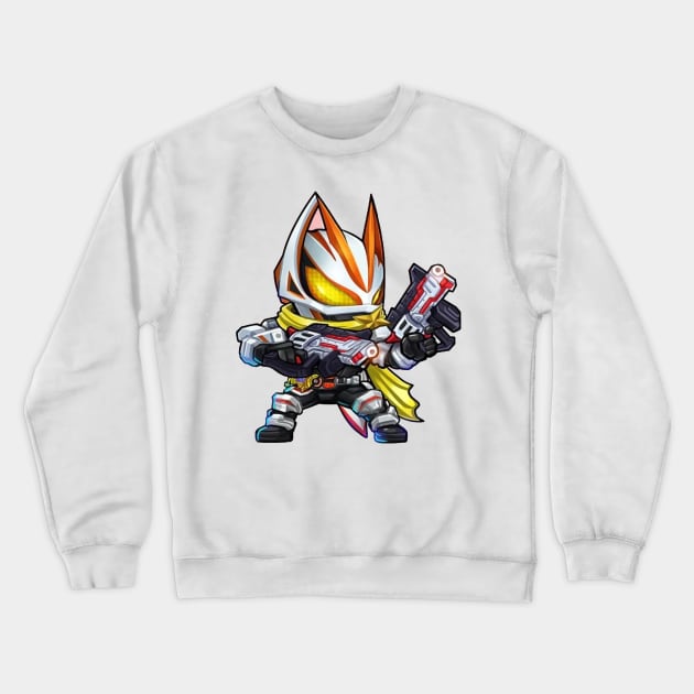 kamen rider geats Crewneck Sweatshirt by mprokolo corgi